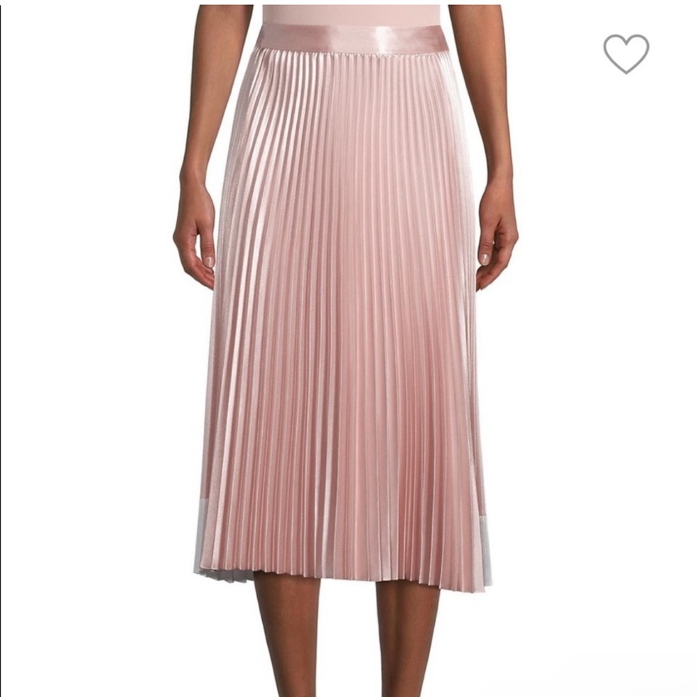 TED BAKER
Pink Glaycie Pleated Midi Skirt